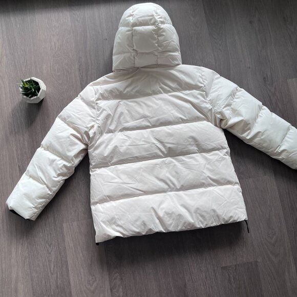 Sanctuary White "Puffer-Up" Premium Down Parka Puffer Coat - Picture 14 of 15